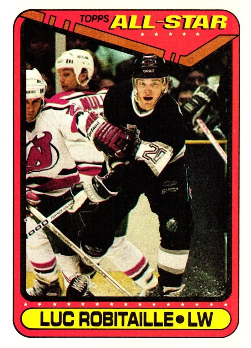 Luc Robitaille 1990 topps Topps
