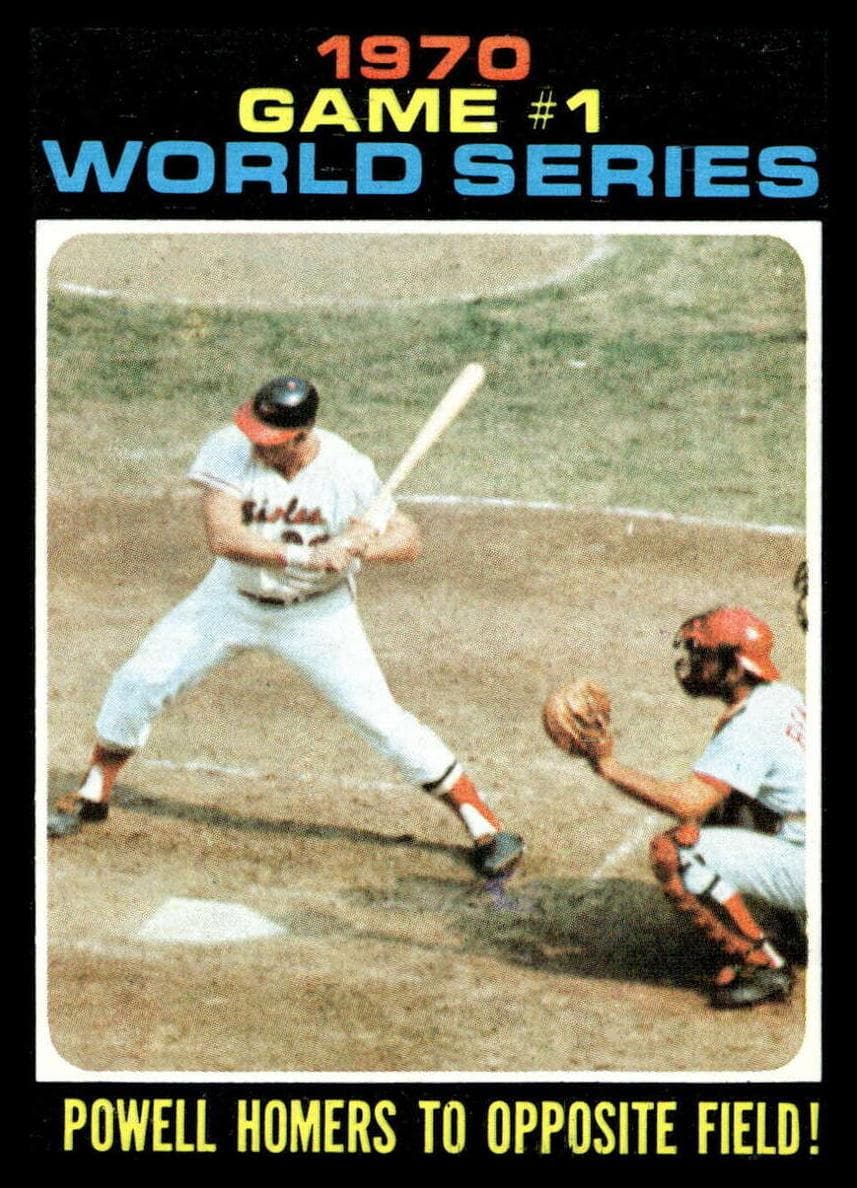 1970 World Series Game 1: Powell Homers to Opposite Field! #327