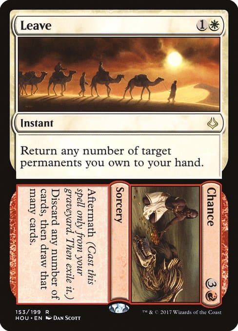Leave // Chance 2017 Magic: The Gathering