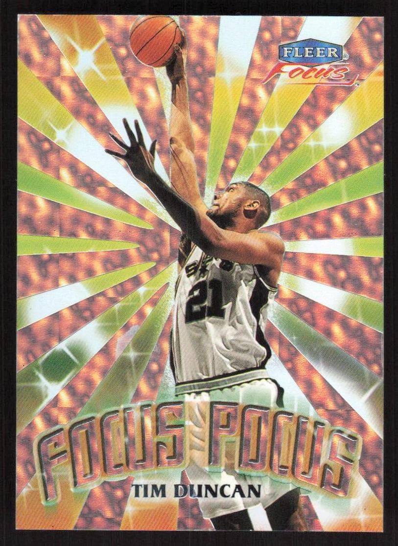 Tim Duncan 1999 fleer Focus