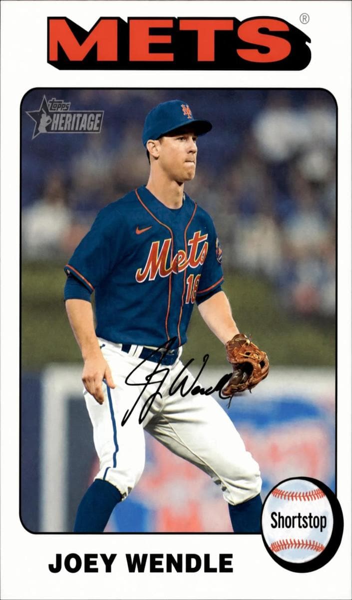 Joey Wendle trading card