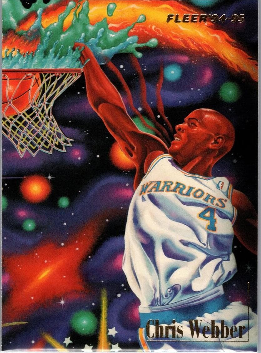 Chris Webber 1994 fleer Fleer