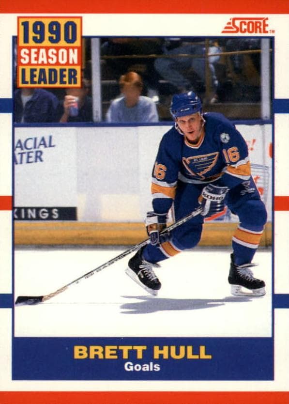 Brett Hull 1990 panini Score (CA)