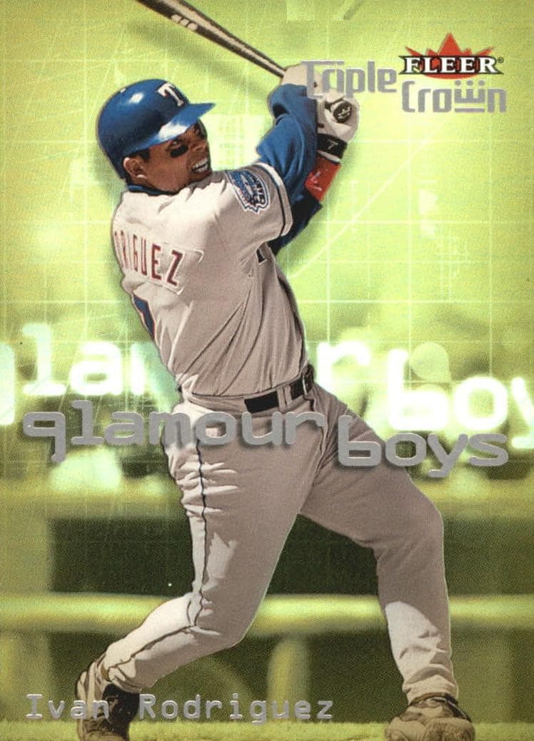 Ivan Rodriguez 2001 fleer Fleer Genuine