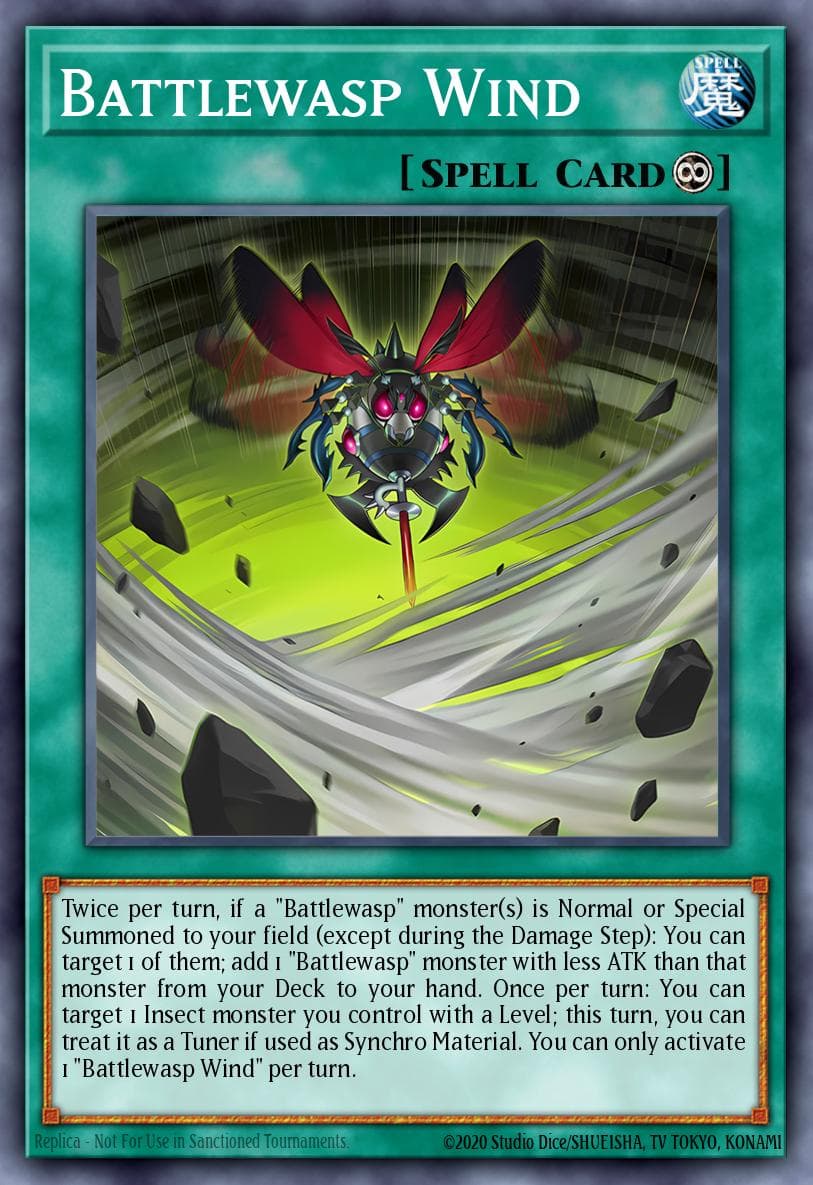 Battlewasp Wind 2024 Yu-Gi-Oh! Japanese Rage of the Abyss