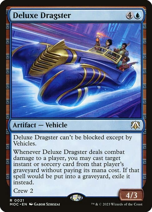 Deluxe Dragster 2023 Magic: The Gathering March of the Machine Commander Extended Art