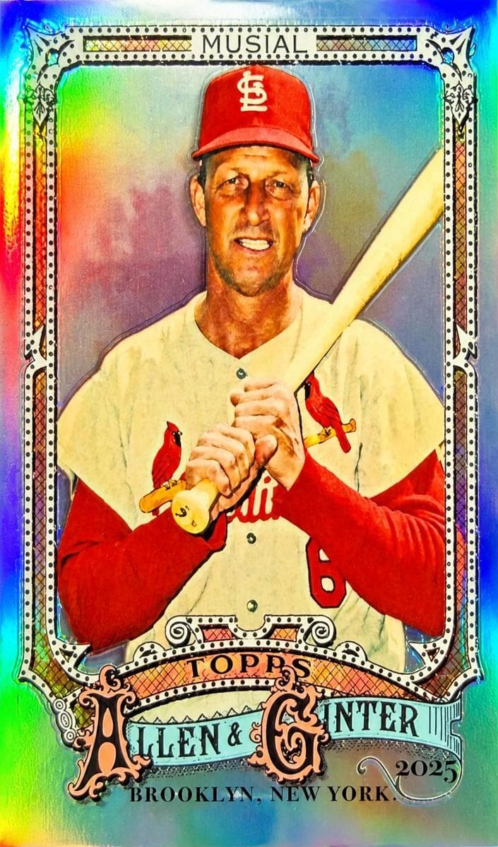 Stan Musial trading card