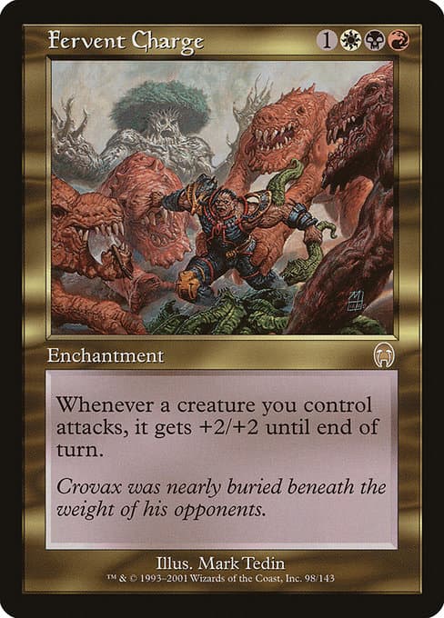 Fervent Charge 2001 Magic: The Gathering Apocalypse