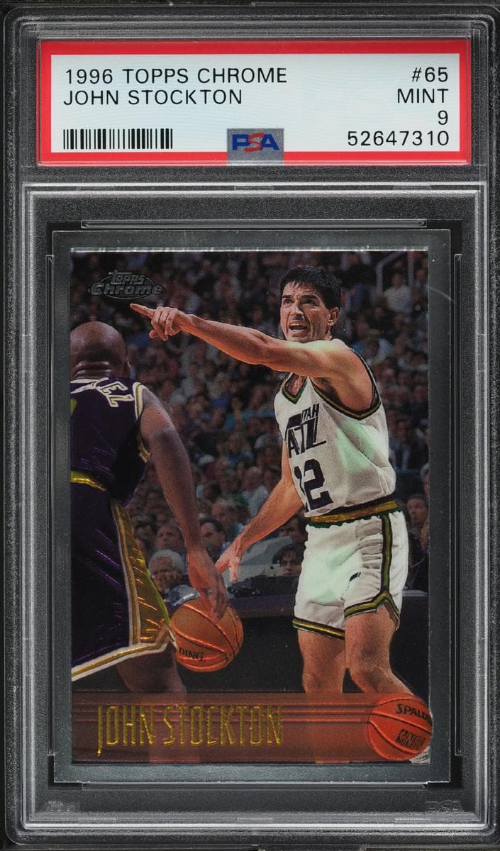 John Stockton 1996 topps Chrome