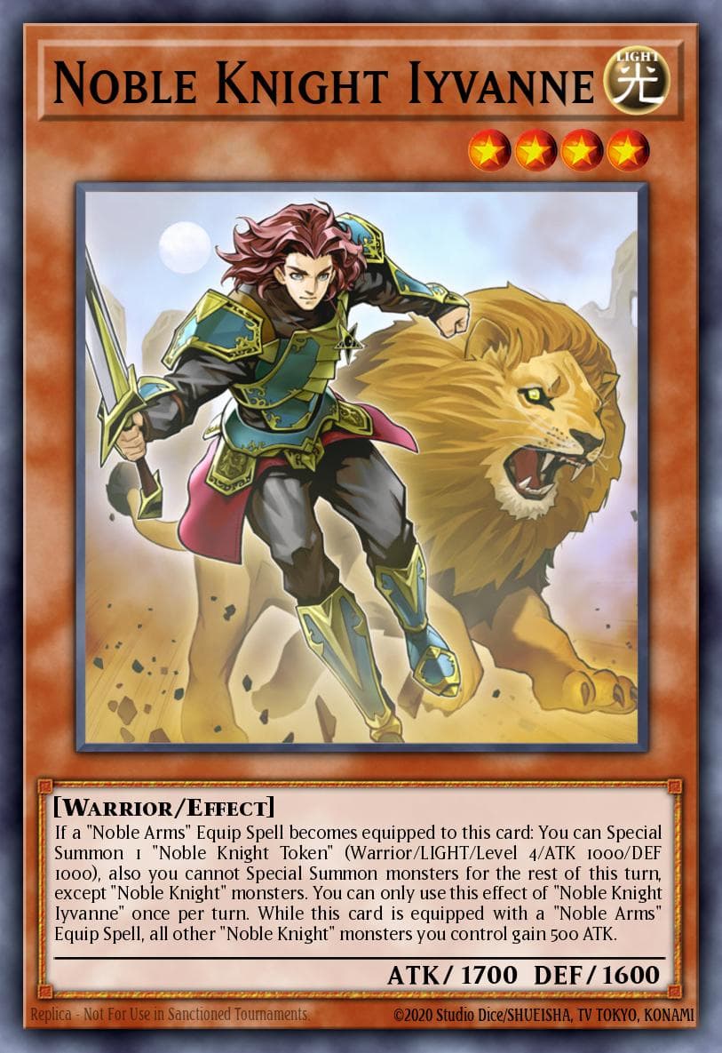 Noble Knight Iyvanne 2018 Yu-Gi-Oh! Soul Fusion