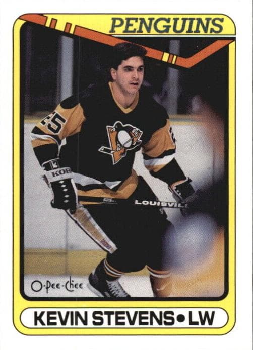 Kevin Stevens trading card
