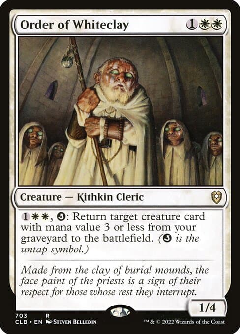 Order of Whiteclay 2022 Magic: The Gathering Commander Legends: Battle for Baldur's Gate