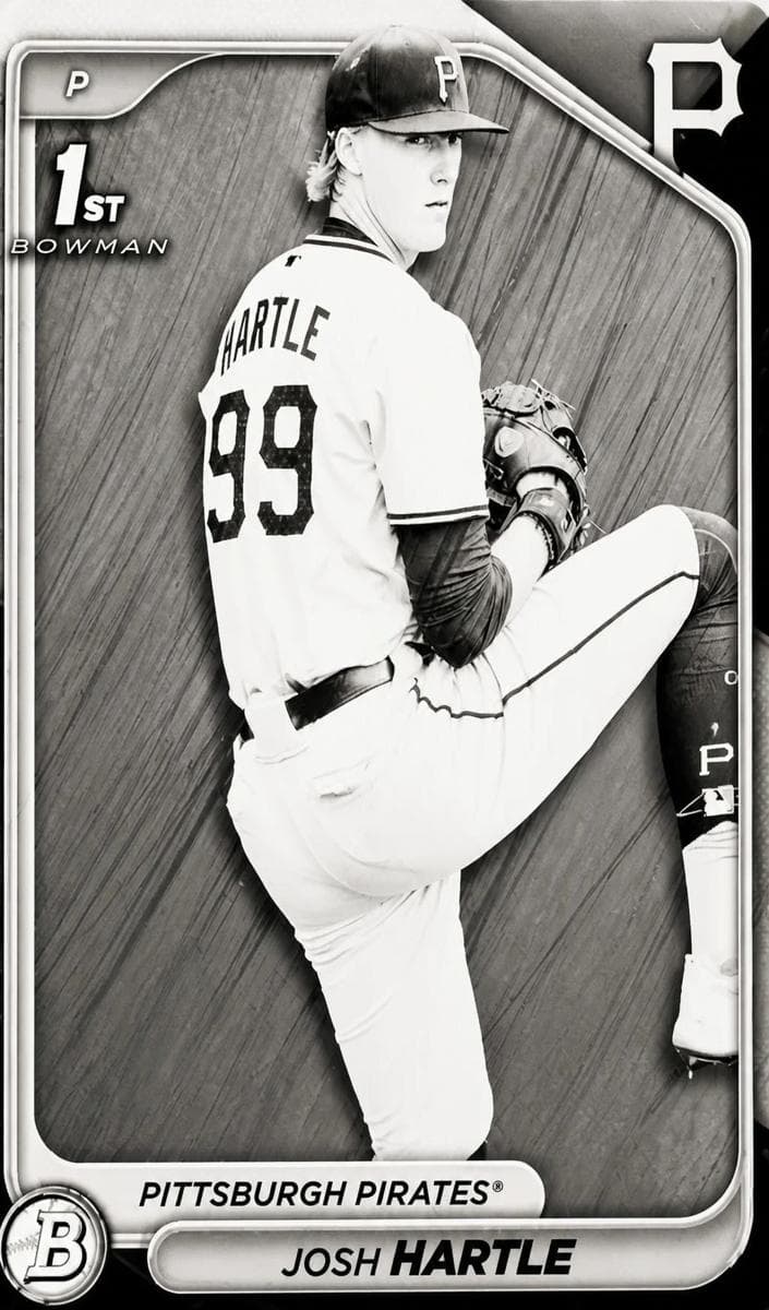 Josh Hartle 2024 bowman Bowman Draft