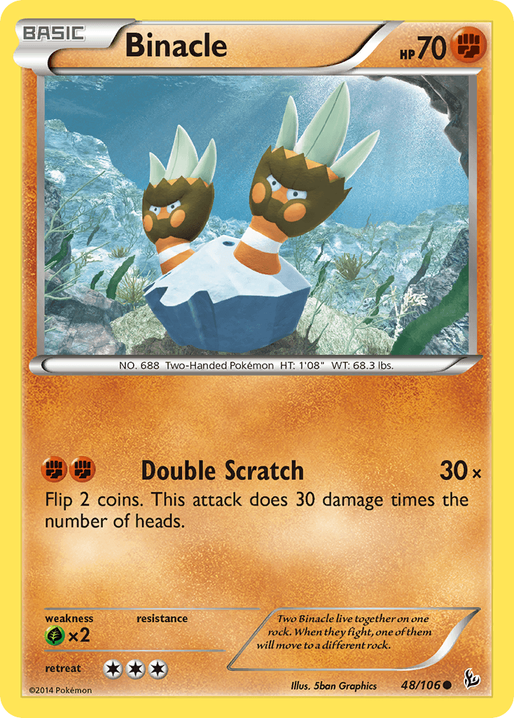 Binacle 2014 Pokemon Flashfire