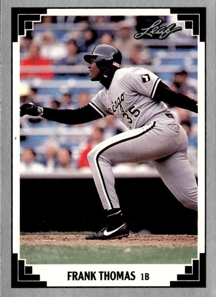 Frank Thomas 1991 leaf Leaf