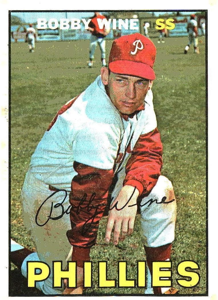 Bobby Wine 1967 topps Topps