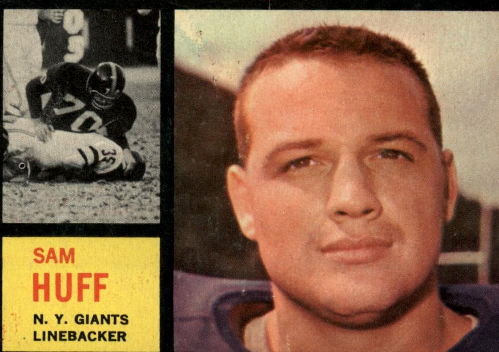 Sam Huff 1962 topps Topps