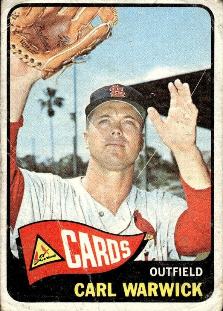 Carl Warwick 1965 topps Topps