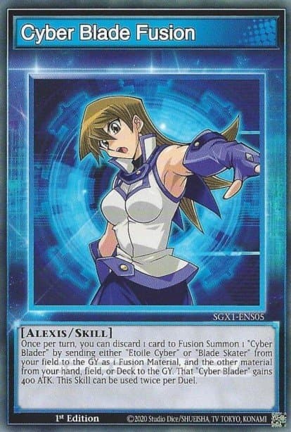 Cyber Blade Fusion 2022 Yu-Gi-Oh! Speed Duel GX: Duel Academy Box