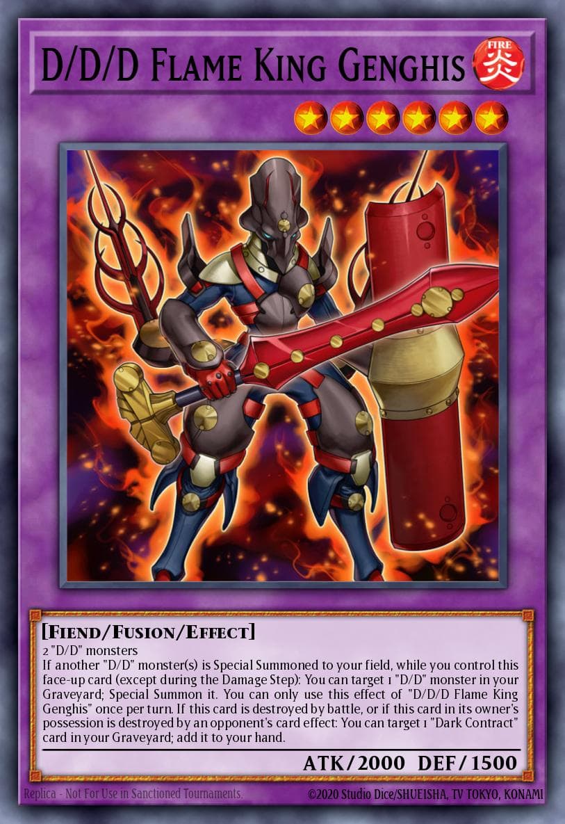 D/D/D Flame King Genghis 2016 Yu-Gi-Oh!