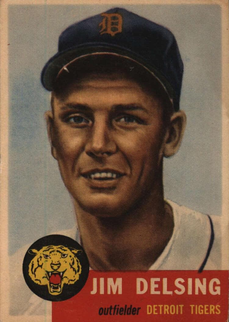 Jim Delsing 1953 topps Topps