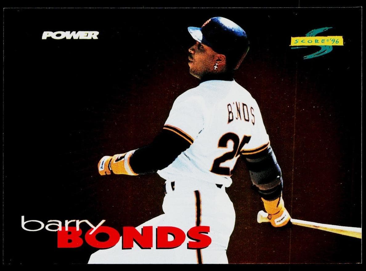 Barry Bonds 1996 panini Score