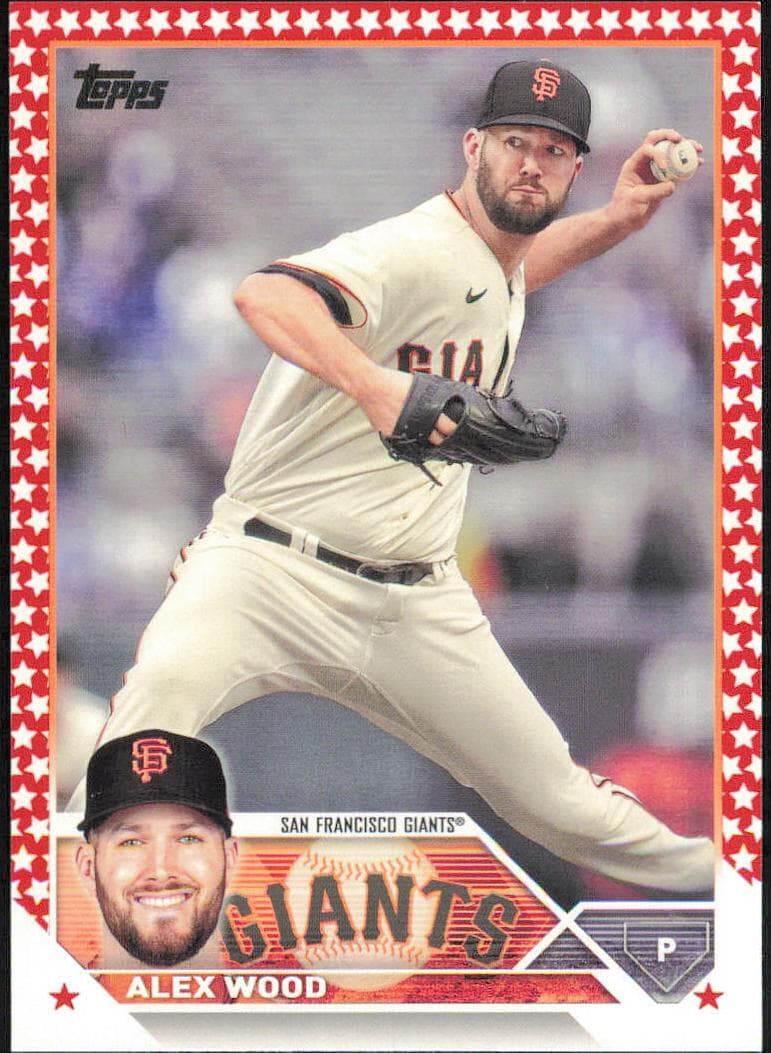 Alex Wood trading card
