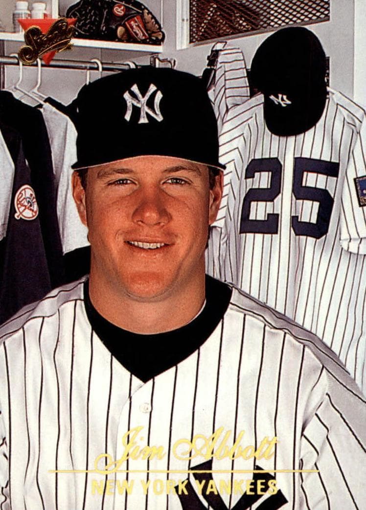 Jim Abbott 1994 topps O-Pee-Chee