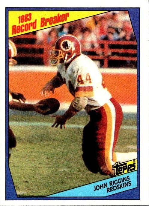 John Riggins 1984 topps Topps