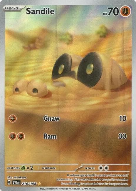 Sandile trading card
