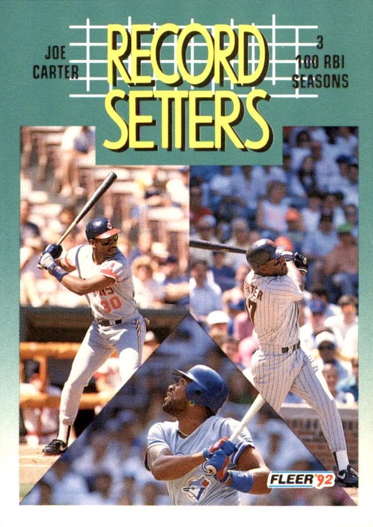 Joe Carter 1992 fleer Fleer