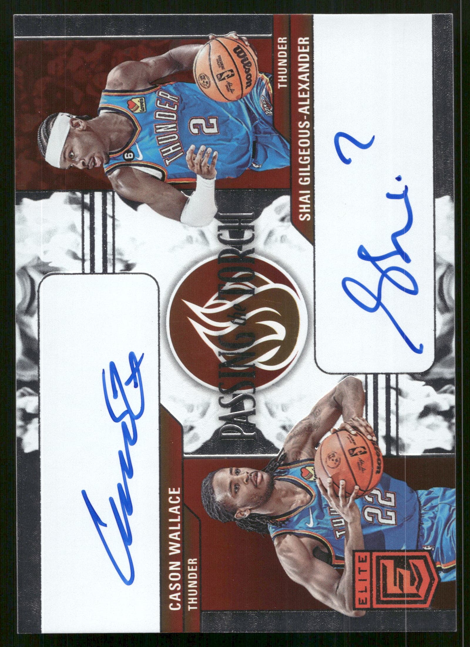 Cason Wallace/Shai Gilgeous-Alexander 2023 panini Donruss Elite
