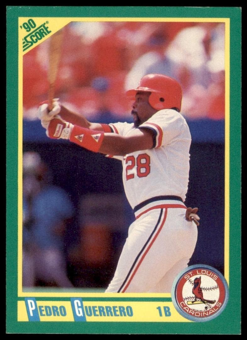 Pedro Guerrero trading card