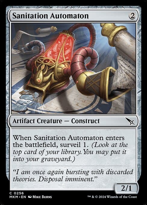 Sanitation Automaton 2024 Magic: The Gathering Murders at Karlov Manor