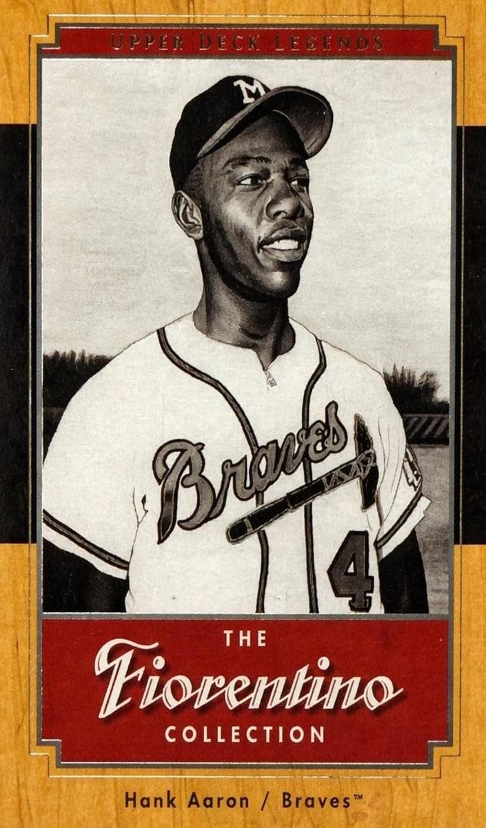 Hank Aaron 2001 upper-deck Upper Deck Legends