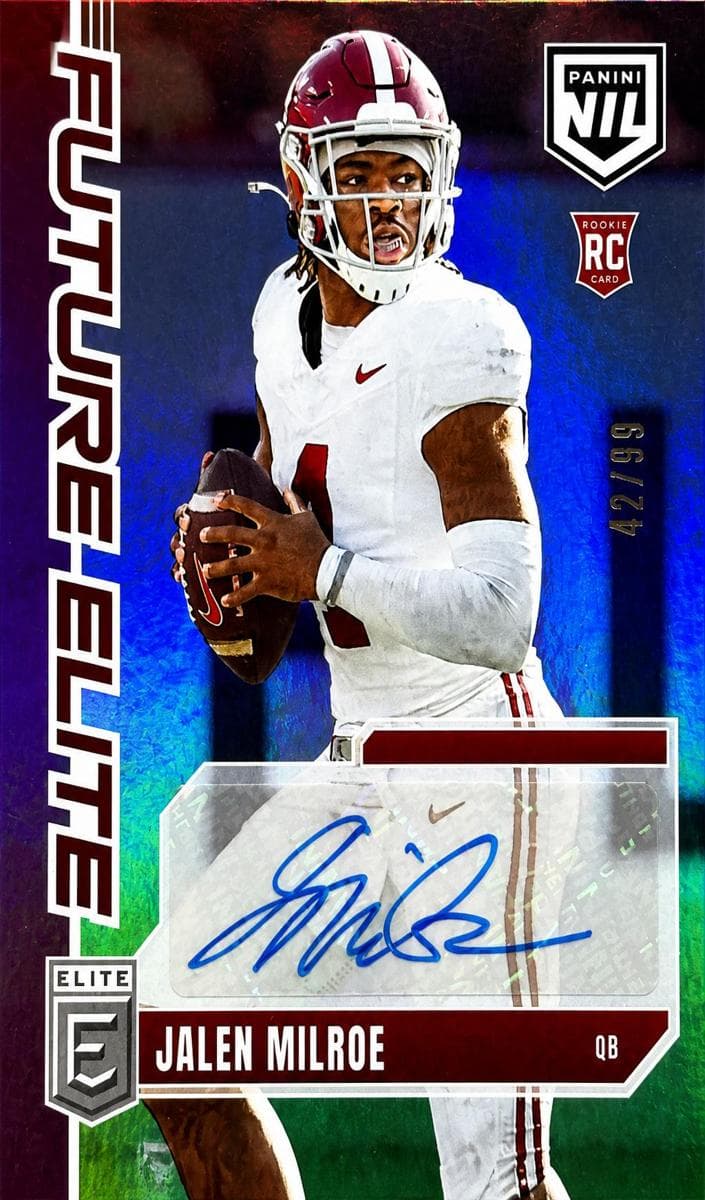 Jalen Milroe 2025 panini