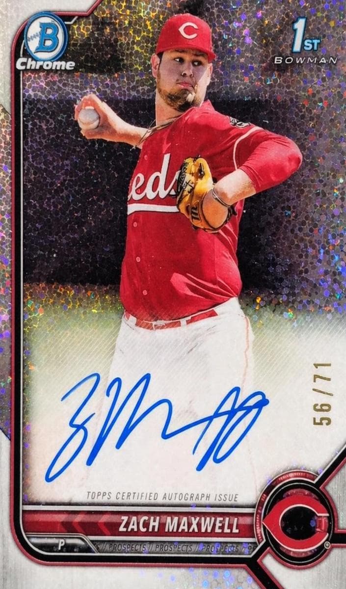 Zach Maxwell 2022 bowman Bowman Draft