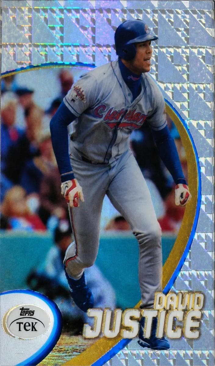 David Justice 1998 topps Topps Tek