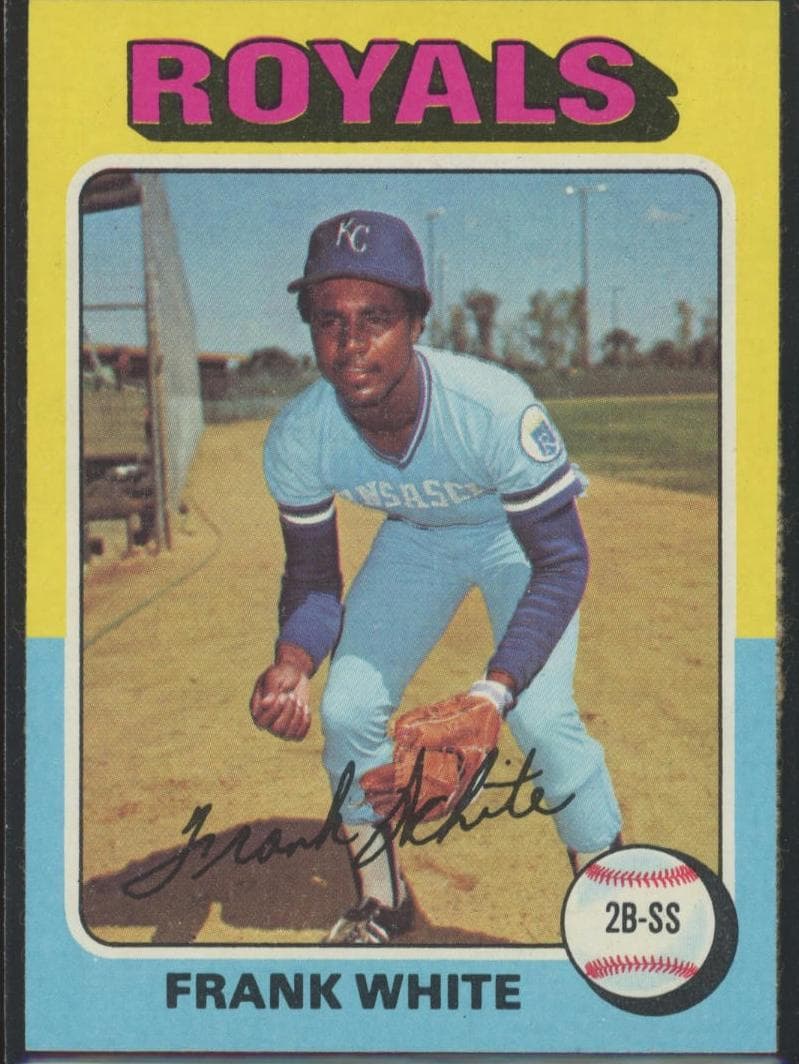 Frank White 1975 topps Topps
