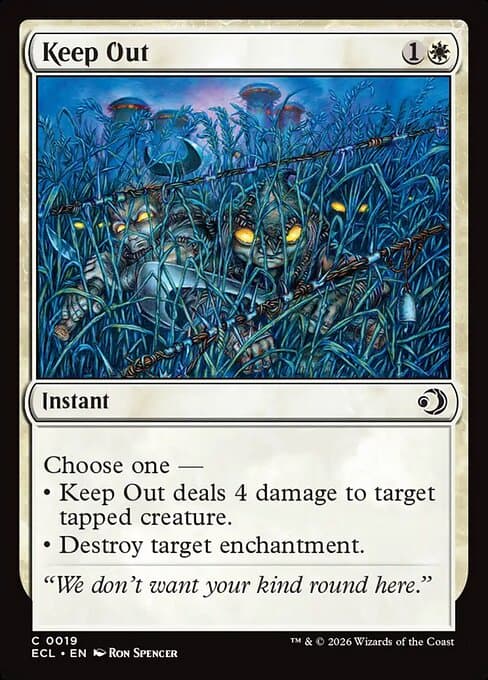 Keep Out 2026 Magic: The Gathering