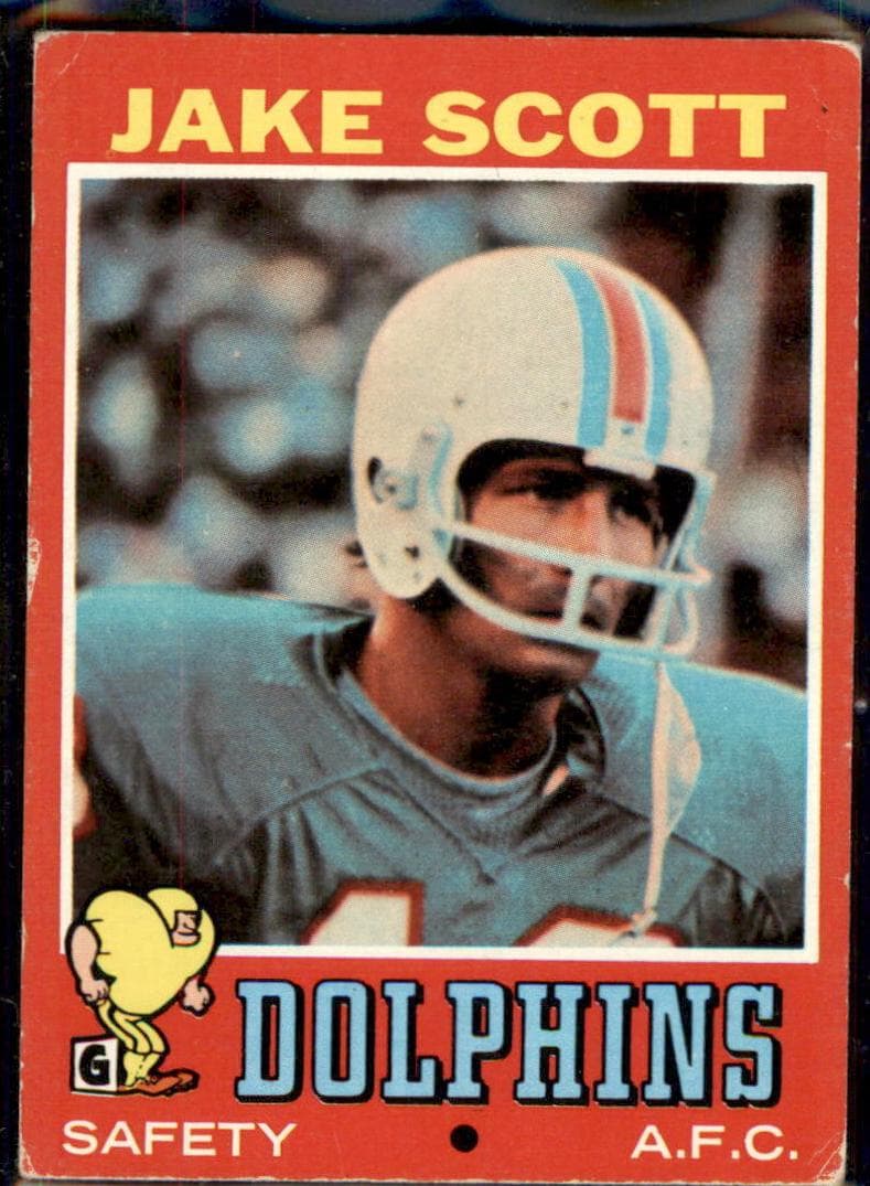 Jake Scott 1971 topps Topps