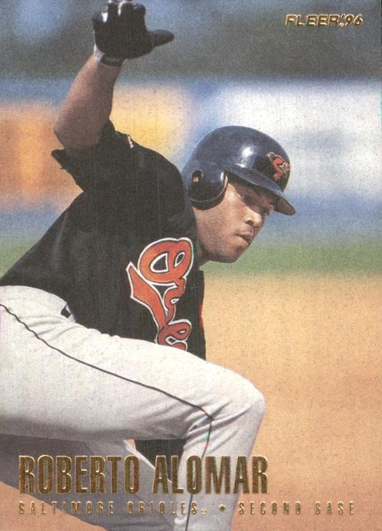 Roberto Alomar 1996 fleer Fleer Update