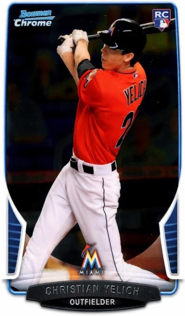 Christian Yelich trading card