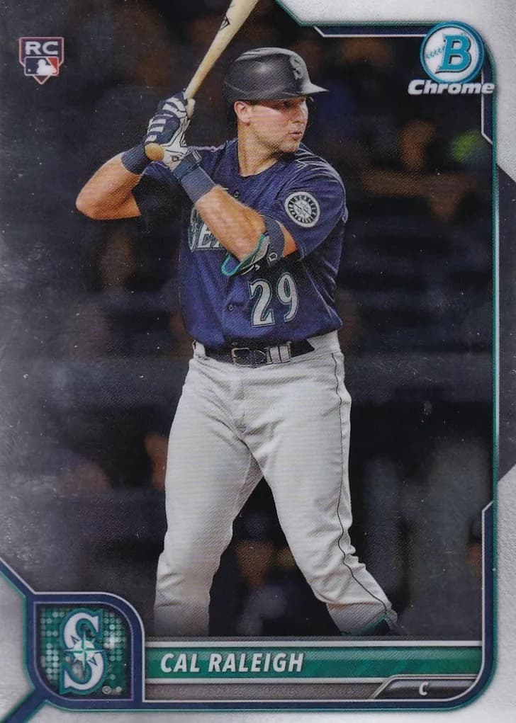 Cal Raleigh trading card
