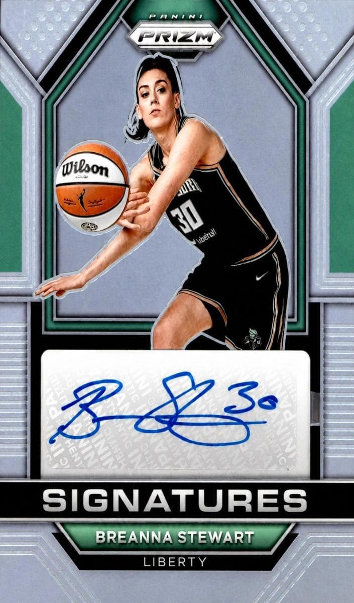Breanna Stewart trading card