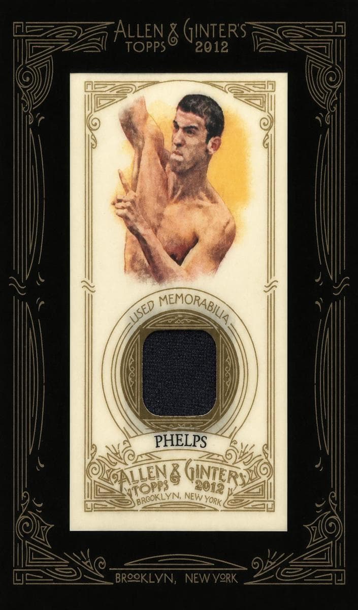 Michael Phelps trading card