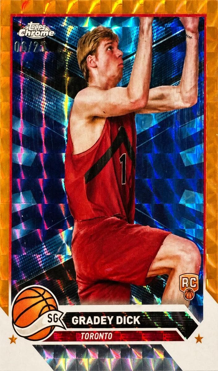 Gradey Dick 2023 topps Topps Chrome