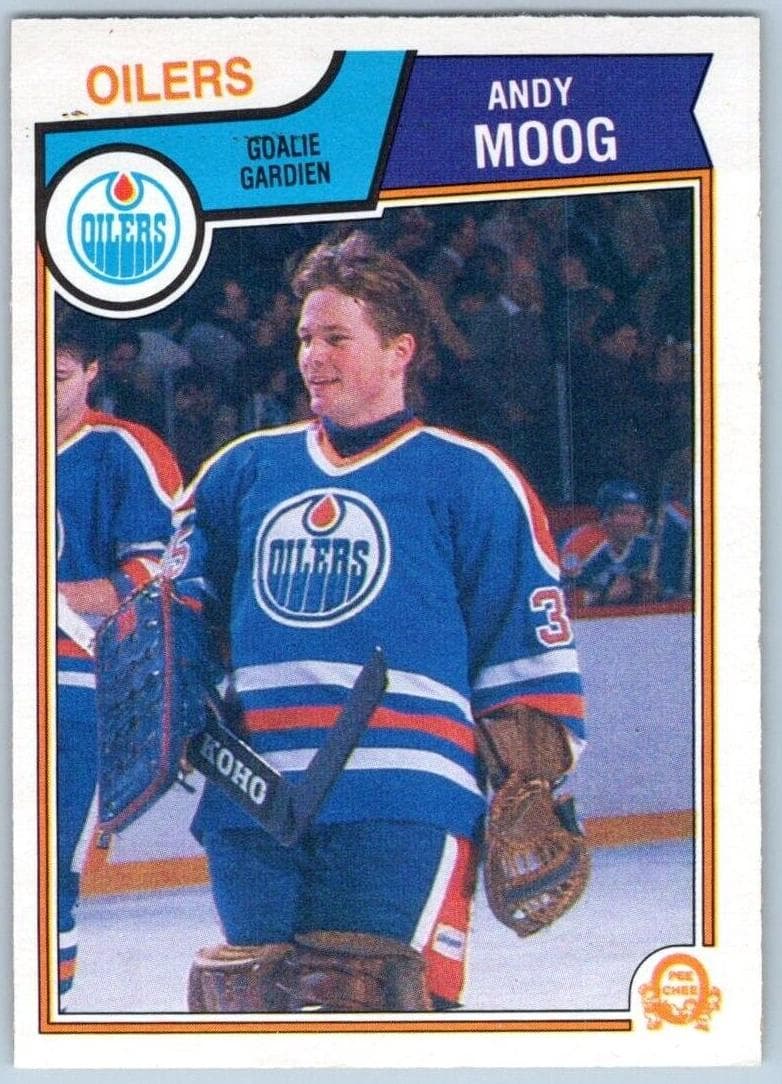 Andy Moog 1983 topps O-Pee-Chee