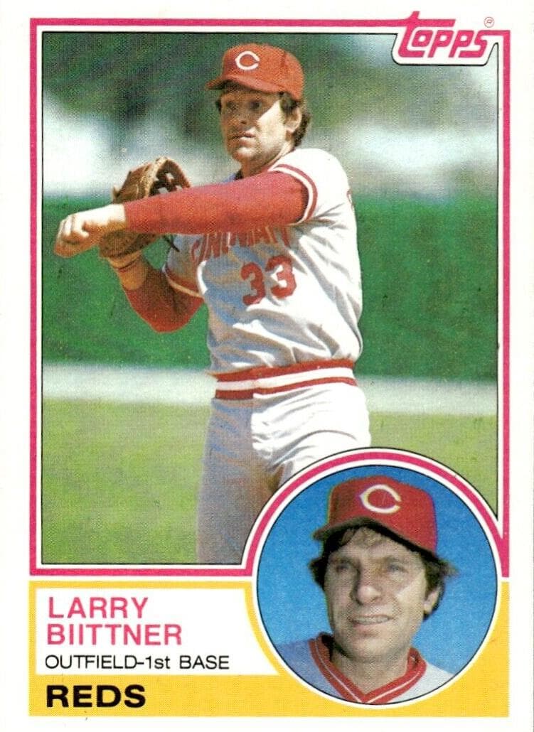 Larry Biittner trading card