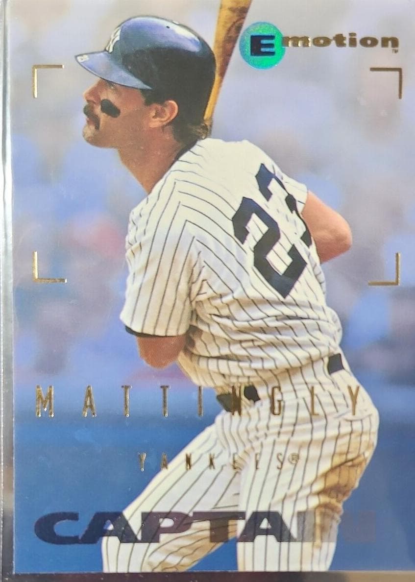Don Mattingly 1995 skybox Emotion